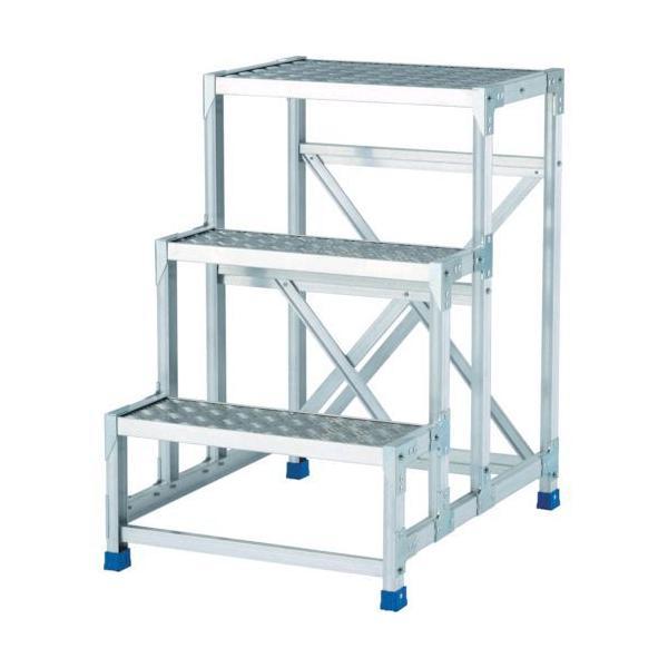 【個数：1個】 アルインコ  CSBC266S 作業台（天板縞板タイプ）２段 作業台2段 ALINC...