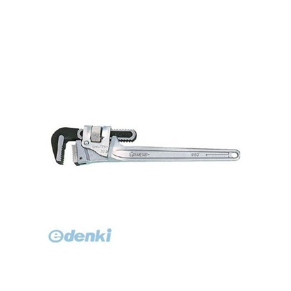 あすつく対応 「直送」 スーパー［DTA450E］ アルミ製パイプレンチ（トライモタイプ） スーパー...