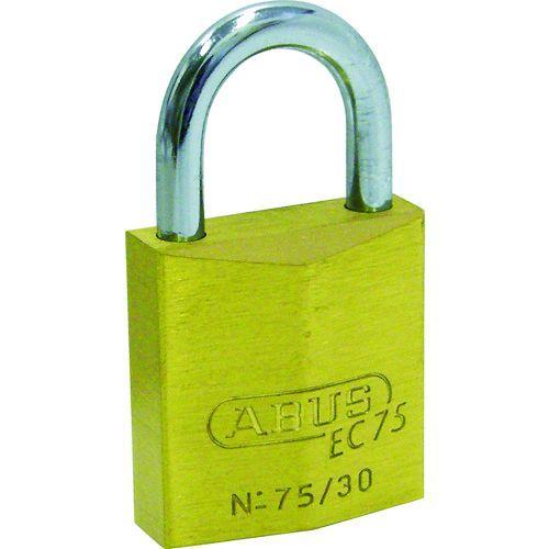 あすつく対応 「直送」 ＡＢＵＳ  EC7530KA 真鍮南京錠　ＥＣ７５−３０　ディンプルシリンダ...