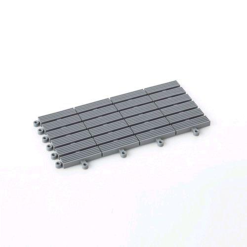 あすつく対応 「直送」 テラモト MR0800725 フリーラインマット 灰 １５０×３００ｍｍ M...