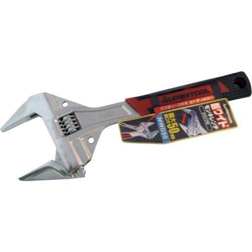 あすつく対応 「直送」 スーパー  MWG50 超ワイドモンキレンチ グリップ付 最大開口：５０ｍｍ...