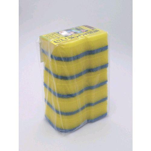 あすつく対応 「直送」 キクロン  S102 プロ外食産業用スポンジ イエロー ５個入