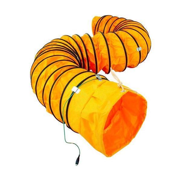 【個数：1個】 スイデン  SJFD320DC 送風機用ダクト　防爆用アース端子付　３２０ｍｍ　５ｍ