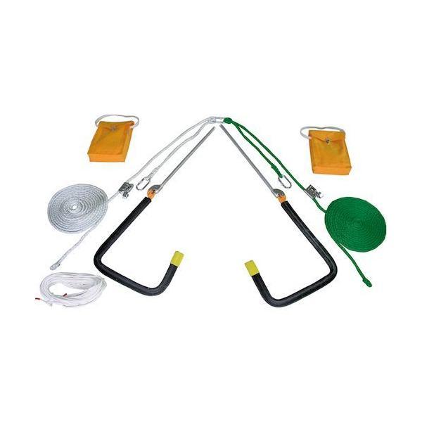 ツヨロン YU300BX 屋根上作業用墜落防止器具 ヤネロップ３００型 一式