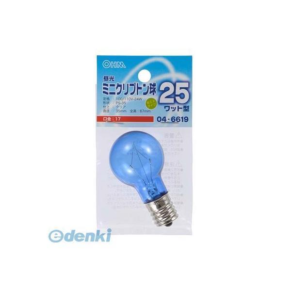 オーム電機 LB-PS3725K-DC 昼光ミニクリプトン球PS35 E17 25W型クリア LBP...