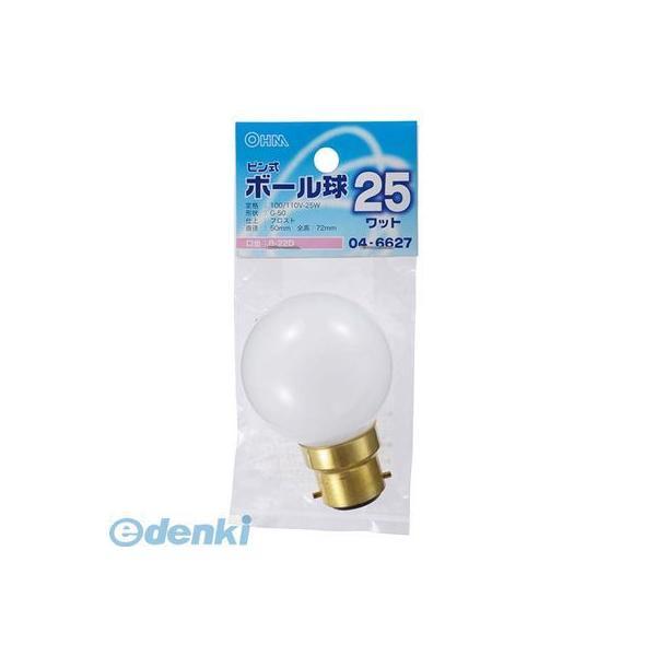 オーム電機 LB-G5B25-F ミニボール球G50 B22D 25Wフロスト LBG5B25F L...