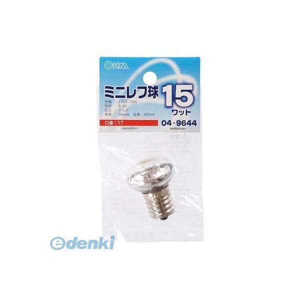 オーム電機 LB-R3715-C ミニレフ球（R30/15W/クリア/E17）  LBR3715C ...