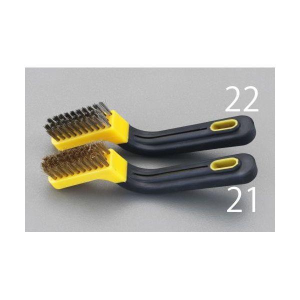 エスコ EA109E-21 １７０ｍｍ　ワイヤーブラシ（真鍮製） EA109E21【キャンセル不可】