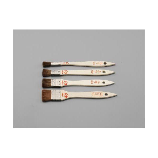 エスコ EA109HA-17 ４本組　ラック・ニス用刷毛セット EA109HA17【キャンセル不可】