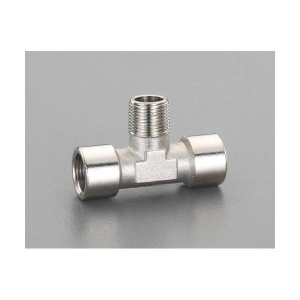 エスコ EA141CC-24 Ｒ　１／２“ｘＧ　１／２“　Ｔ型コネクター（真鍮製） EA141CC2...