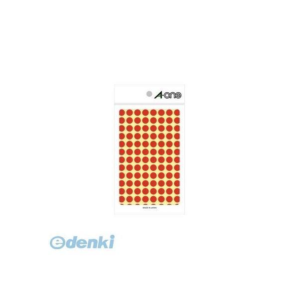 A-one エーワン 07001 カラーラベル 丸型 ９ｍｍφ 赤【１Ｐ１４シート（１４５６片）】 ...