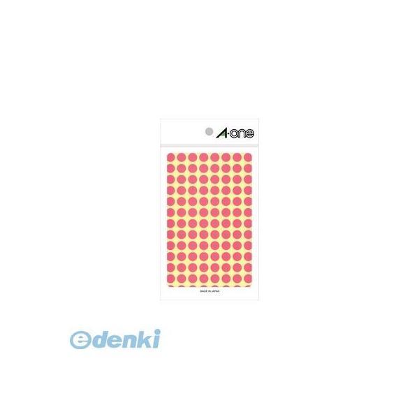 A-one エーワン 07008 カラーラベル 丸型 ９ｍｍφ 桃【１Ｐ１４シート（１４５６片）】 ...