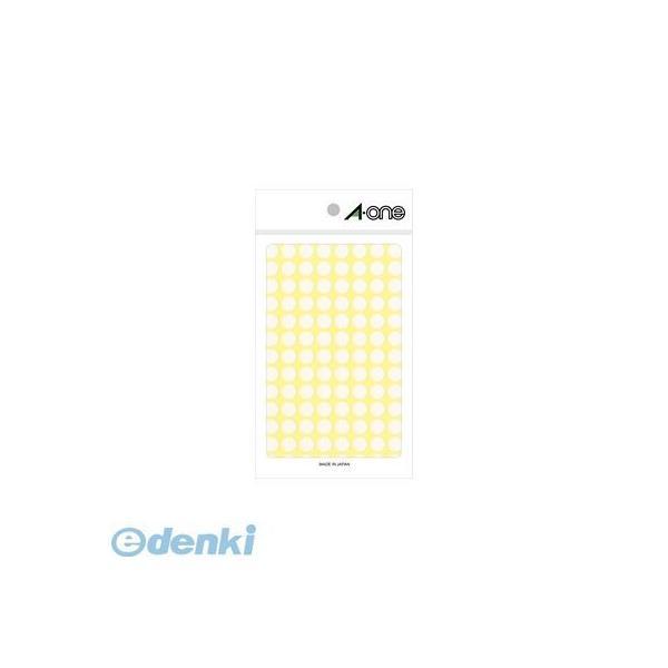 A-one エーワン 07010 カラーラベル 丸型 ９ｍｍφ 白【１Ｐ１４シート（１４５６片）】 ...