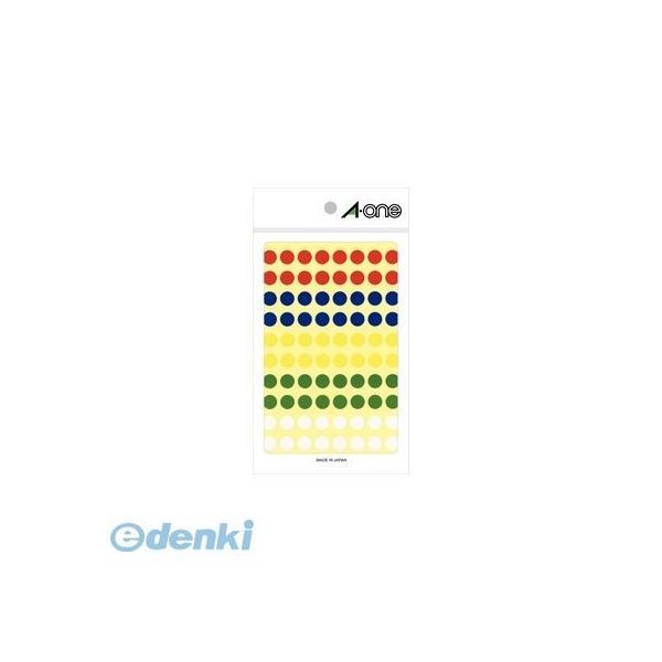 A-one エーワン 07014 カラーラベル 丸型 ９ｍｍφ アソートタイプ カラーラベル9mm丸...