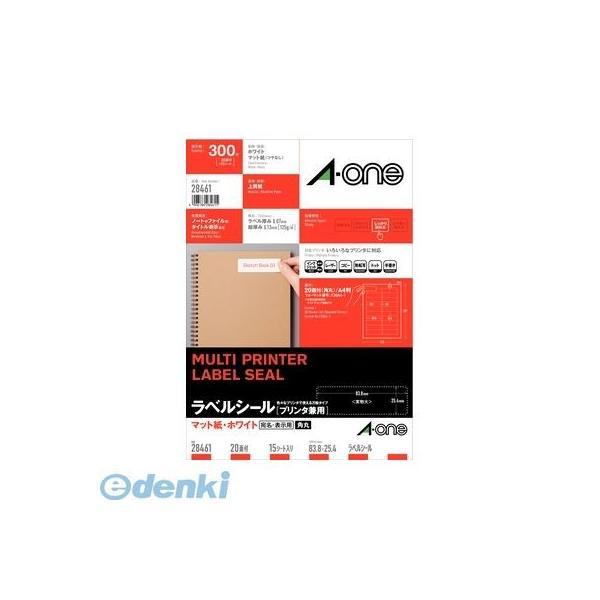A-one エーワン 28461 ラベルシール［プリンタ兼用］ Ａ４ ２０面 四辺余白付 角丸 １５...