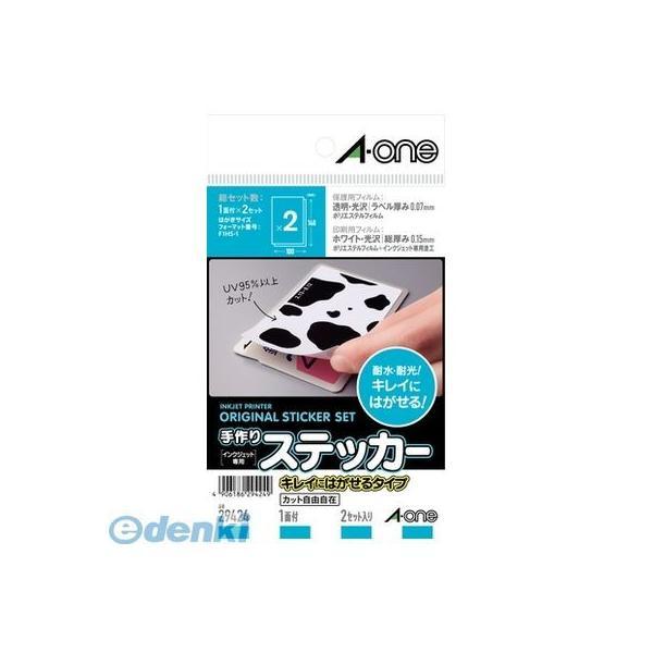 A-one エーワン 29424 手作りステッカー［インクジェット］キレイにはがせるタイプ はがき ...