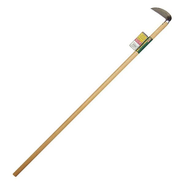 石黒金属  A-106 ステンレス木柄【長】立刈り鎌 A106