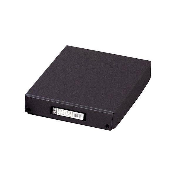 リヒトラブ LIHIT LAB. A-717-ブラック デスクトレー Ａ４ ブラック【１個】【L2D...