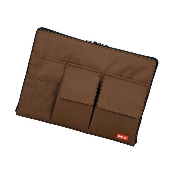 リヒトラブ LIHIT LAB. A-7554-9 バッグ・イン・バッグ Ａ４ ９茶【１個】 バッグ...