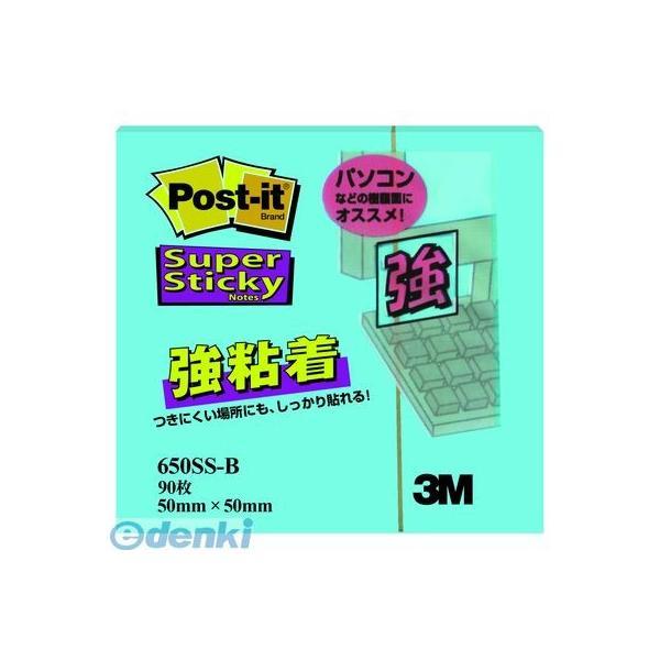 3M（スリーエム） ［650SS-B］ 強粘着エレクトリックブルー【１個】 650SSB ポストイッ...
