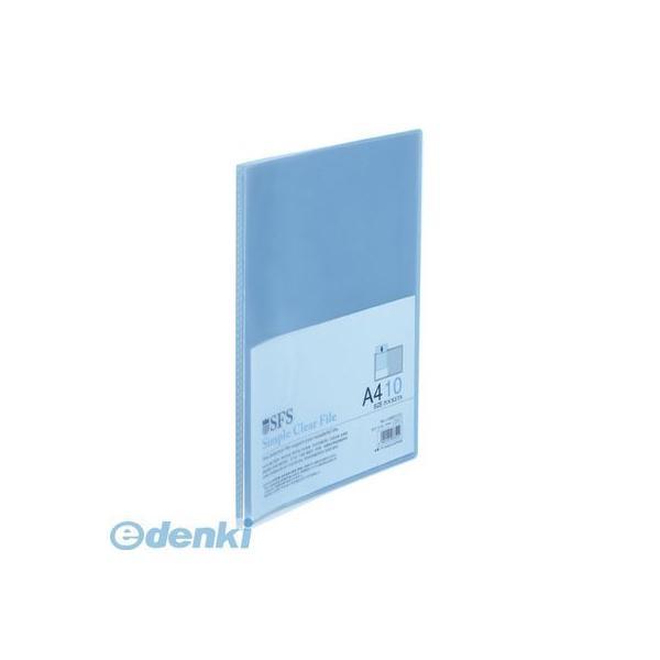 たんぽぽ  109991010 Ａ４クリアーファイル１０　ブルー【１冊】
