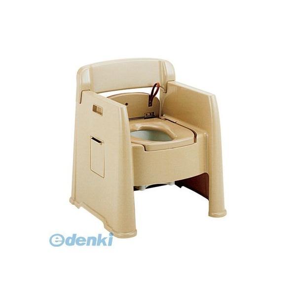 アロン化成  533155 背付ポータブルトイレ楽立ＡＤ