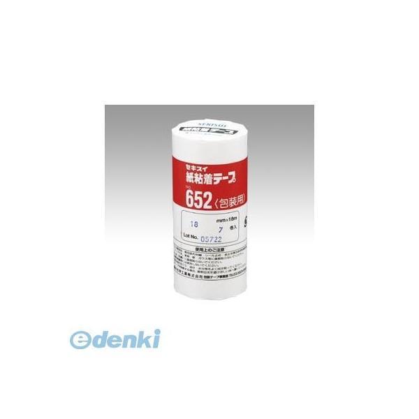 積水化学工業  NO.652 18X18-7P 紙粘着テープ６５２ １８Ｘ１８ ７個入 NO.652...