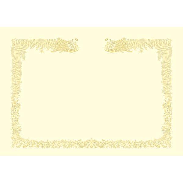 ササガワ（タカ印） ［10-1487］ ＊ＯＡ賞状用紙 雲なしＡ３判縦クリーム【１００枚】 1014...