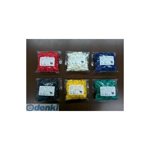 東方電材 VU-14アカ 【100個入】耐熱ビニルキャップ VU14アカ