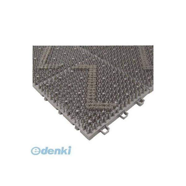ミヅシマ工業  4080020 ブラシマットD本体 150X150mm グレー