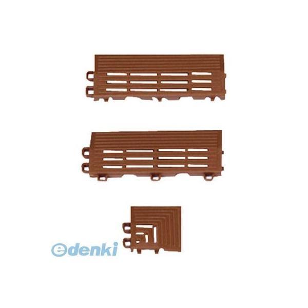 ミヅシマ工業  4210210 ネパックマット コーナー 60×60mm ブラウン