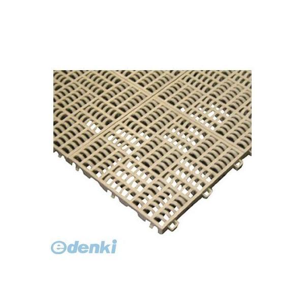 ミヅシマ工業  4210370 クロスラインマットS 150×150×15mm グレー