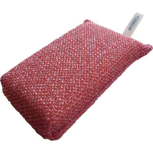 あすつく対応 「直送」 キクロン  510498 スポンジ プロ タフネット 赤