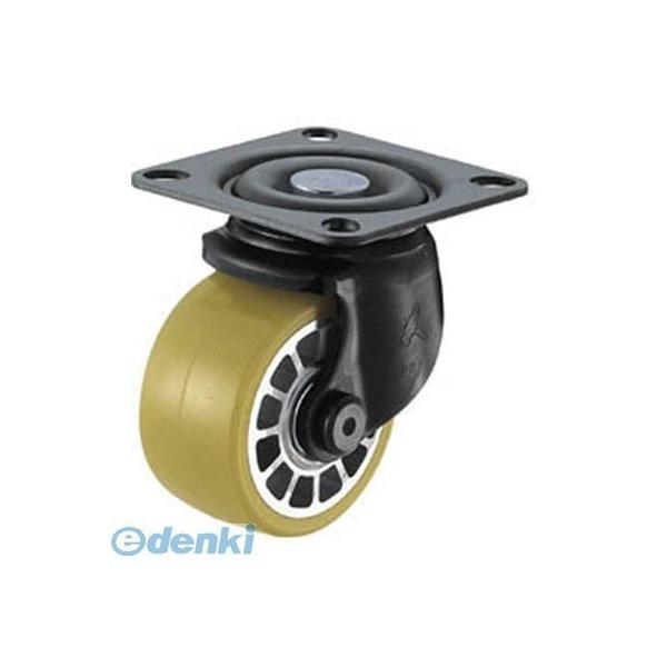 ハンマーキャスター  5401S-BAU65 低床式重荷重用 自在 ウレタンB車 65mm 68×6...