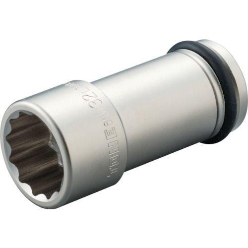 あすつく対応 「直送」 前田金属工業 6NW19L100 インパクト用ロングソケット １２角 対辺寸...