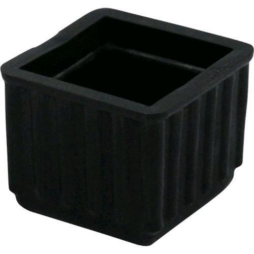 あすつく対応 「直送」 光 BE4242 イス脚キャップ 黒角24