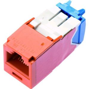 パンドウイットコーポレーション日本支社  CJ6X88TGOR カテゴリ6A モジュラージャック オレンジ