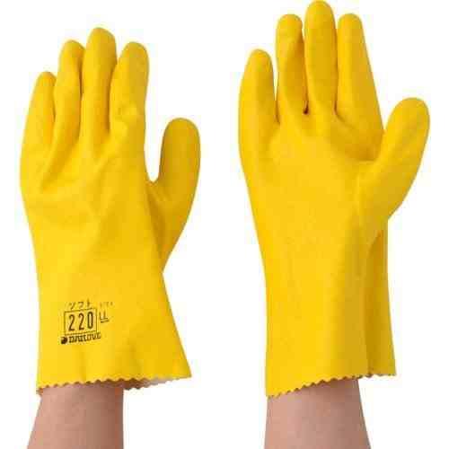 あすつく対応 「直送」 ダイヤゴム D220LL 耐油用手袋 ダイローブ２２０ ＬＬ