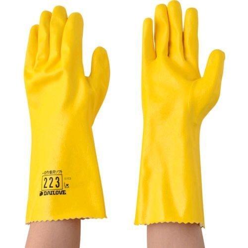 あすつく対応 「直送」 ダイヤゴム D223LW 耐溶剤用手袋 ダイローブ２２３ ＬＷ