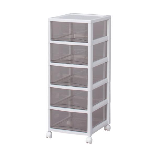 アイリスオーヤマ  SCE050BR ２２１２４９ スーパークリアチェスト ホワイト／クリアブラウン...