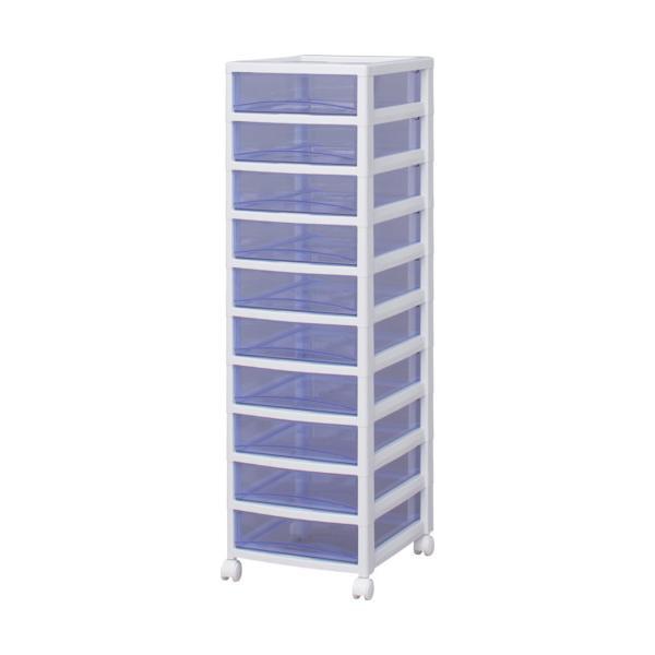 アイリスオーヤマ SCE1000BL 直送 代引不可 ２２１２７３ スーパークリアチェスト ホワイト...