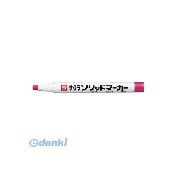 あすつく対応 「直送」 サクラクレパス SCS19R 【10個入】ソリッドマーカー 細字 赤
