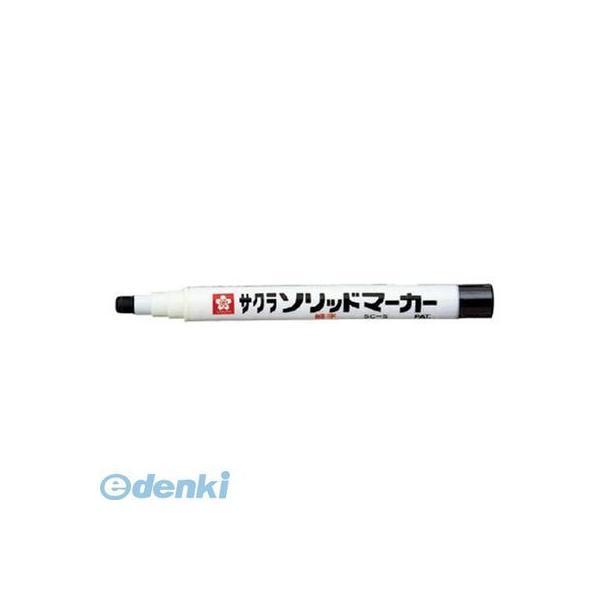 あすつく対応 「直送」 サクラクレパス SCS49BK 【10個入】ソリッドマーカー 細字 黒 マイ...