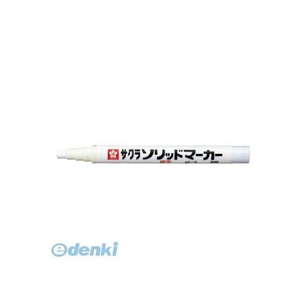 あすつく対応 「直送」 サクラクレパス SCS50W ソリッドマーカー 細字 白 SC-S50-W ...