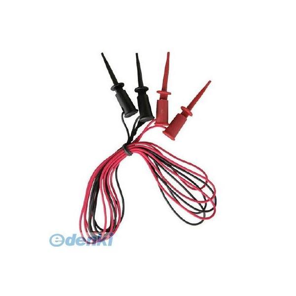 テイシン電機  TLA112 ＩＣテストリード １００ｃｍ マイクロＩＣクリップＳ両端付 ２本入