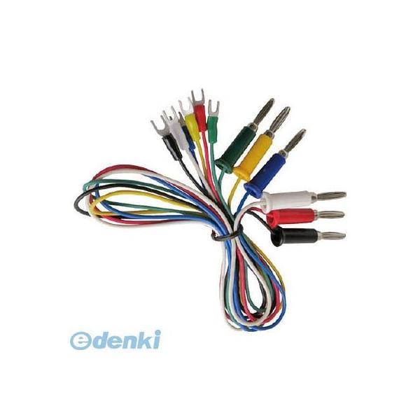 テイシン電機  TLA34 テイシン電機 端子付テストリード 50cm Y字端子⇔バナナプラグ