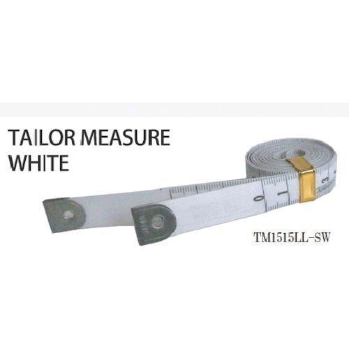 あすつく対応 「直送」 原度器  TM1515LLSW テーラーメジャー1．5m 余白有 白／白