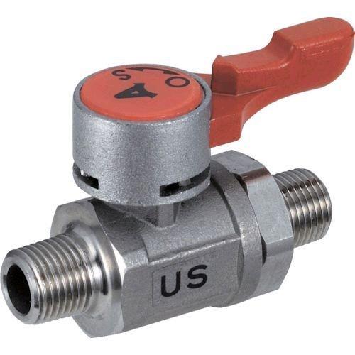 あすつく対応 「直送」 アソー  US1033 ボールバルブ エースボール−２１ 外×外ネジ型 ＰＴ...