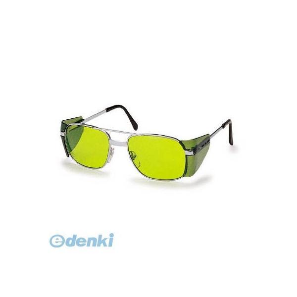 あすつく対応 「直送」 山本光学  YM21.4 二眼型遮光めがね レンズ色グリーン