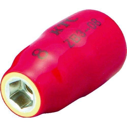 あすつく対応 「直送」 京都機械工具（株） ［ZB308］ 絶縁工具 9．5sq．ソケット 8mm